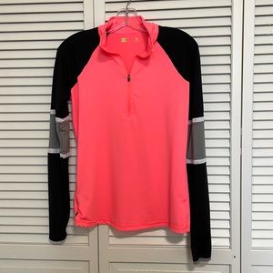 Long sleeve shirt 3/4 zip